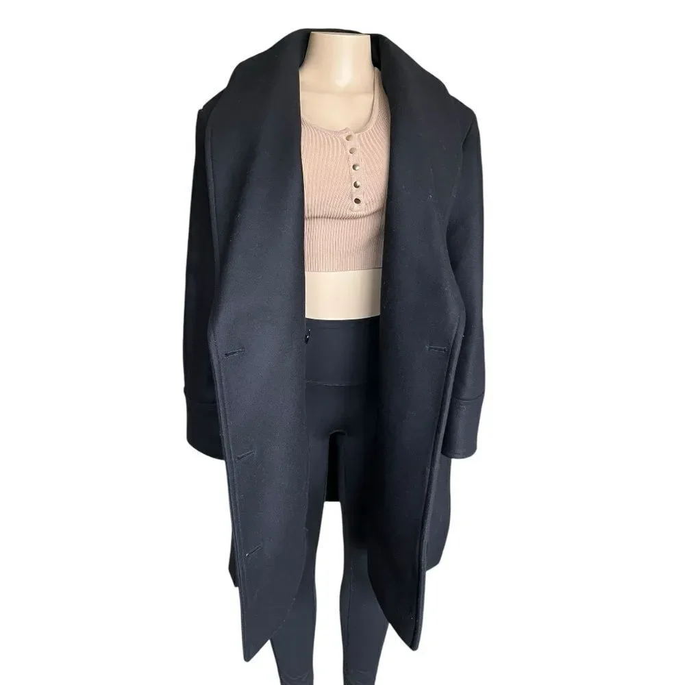 Authentic Balmain X H&M Collab wool blend Coat